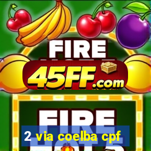 2 via coelba cpf